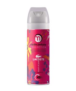 اسپری بدن 200 میل مدیا Lacouste touch For Pink