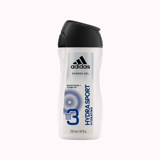 شامپو 3 کاره آدیداس(سر صورت بدن ) حجم 250 میل Hydra Sport